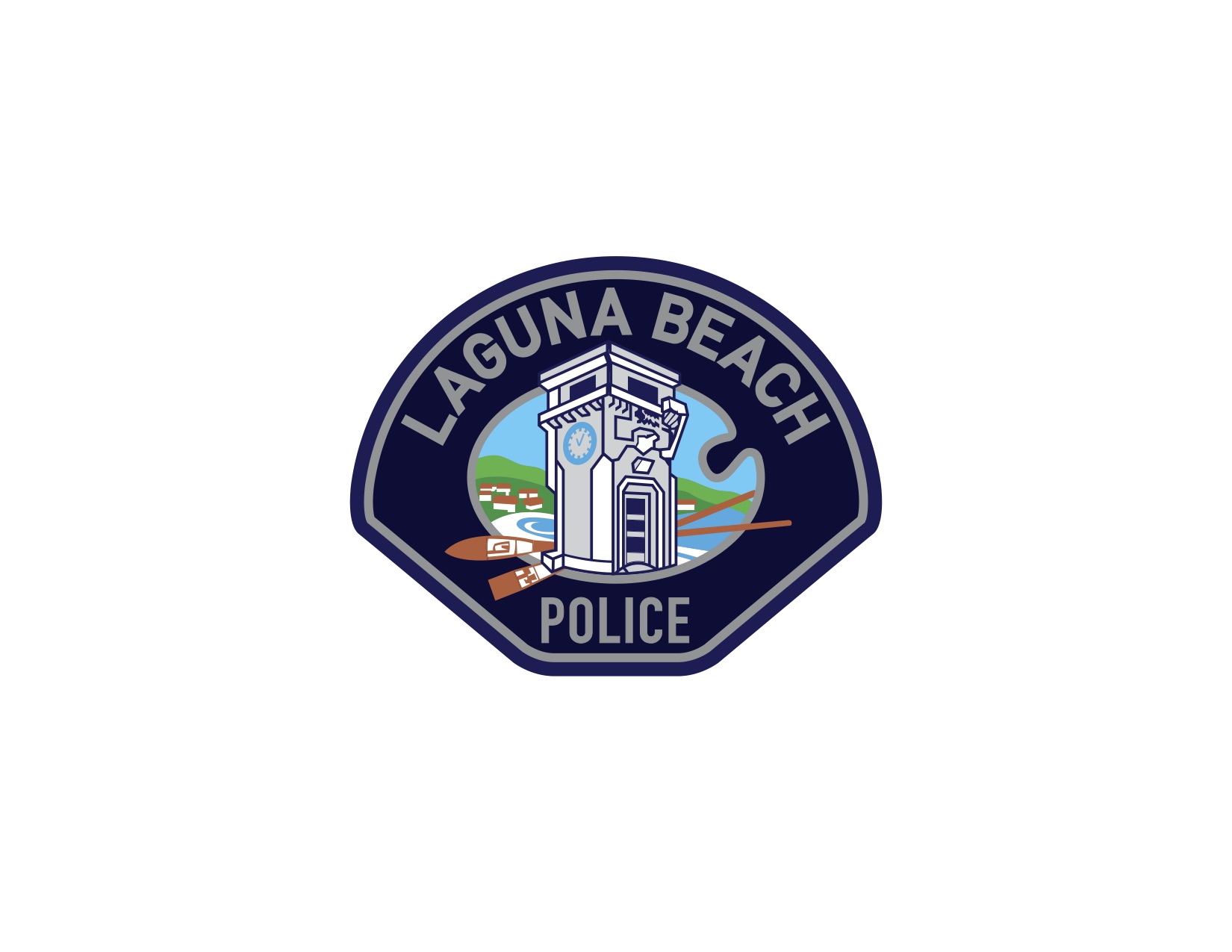 Laguna Beach Police BlueVersion Emblem