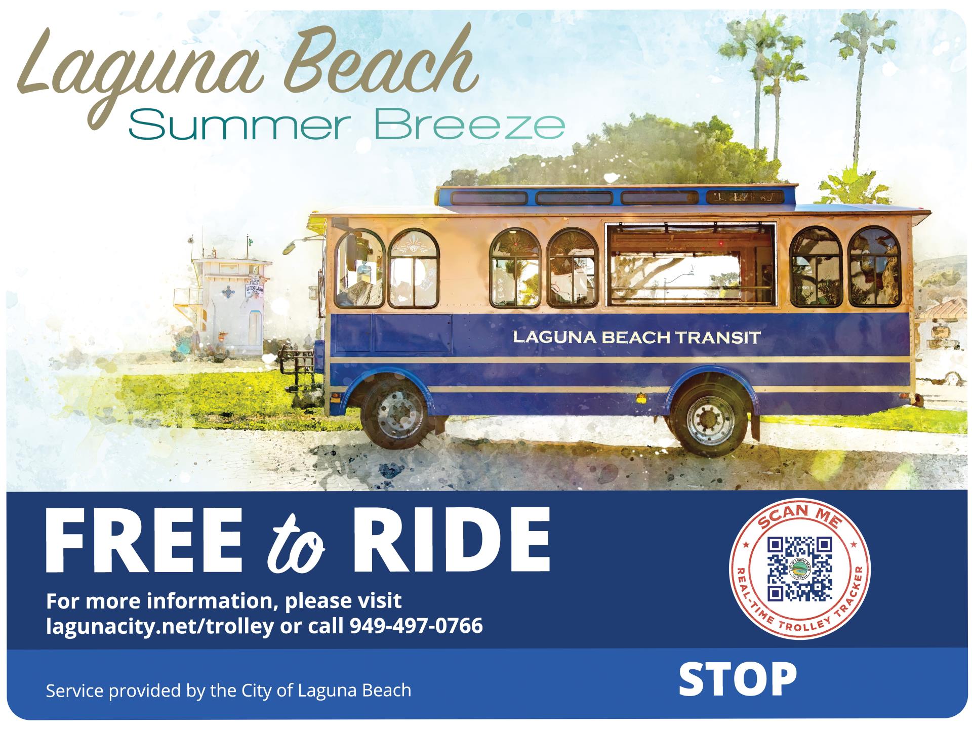 Visit-Laguna-Beach-Summer-Breeze-Signage