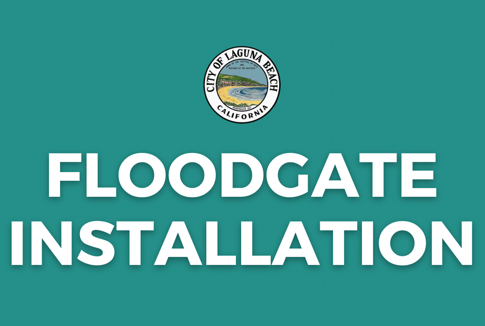 Floodagate Installation