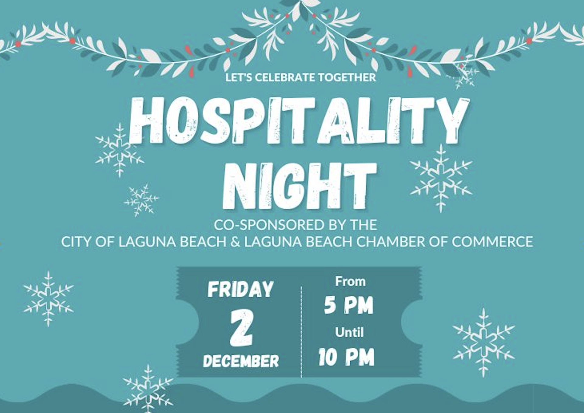 Hospitality Night is This Friday!