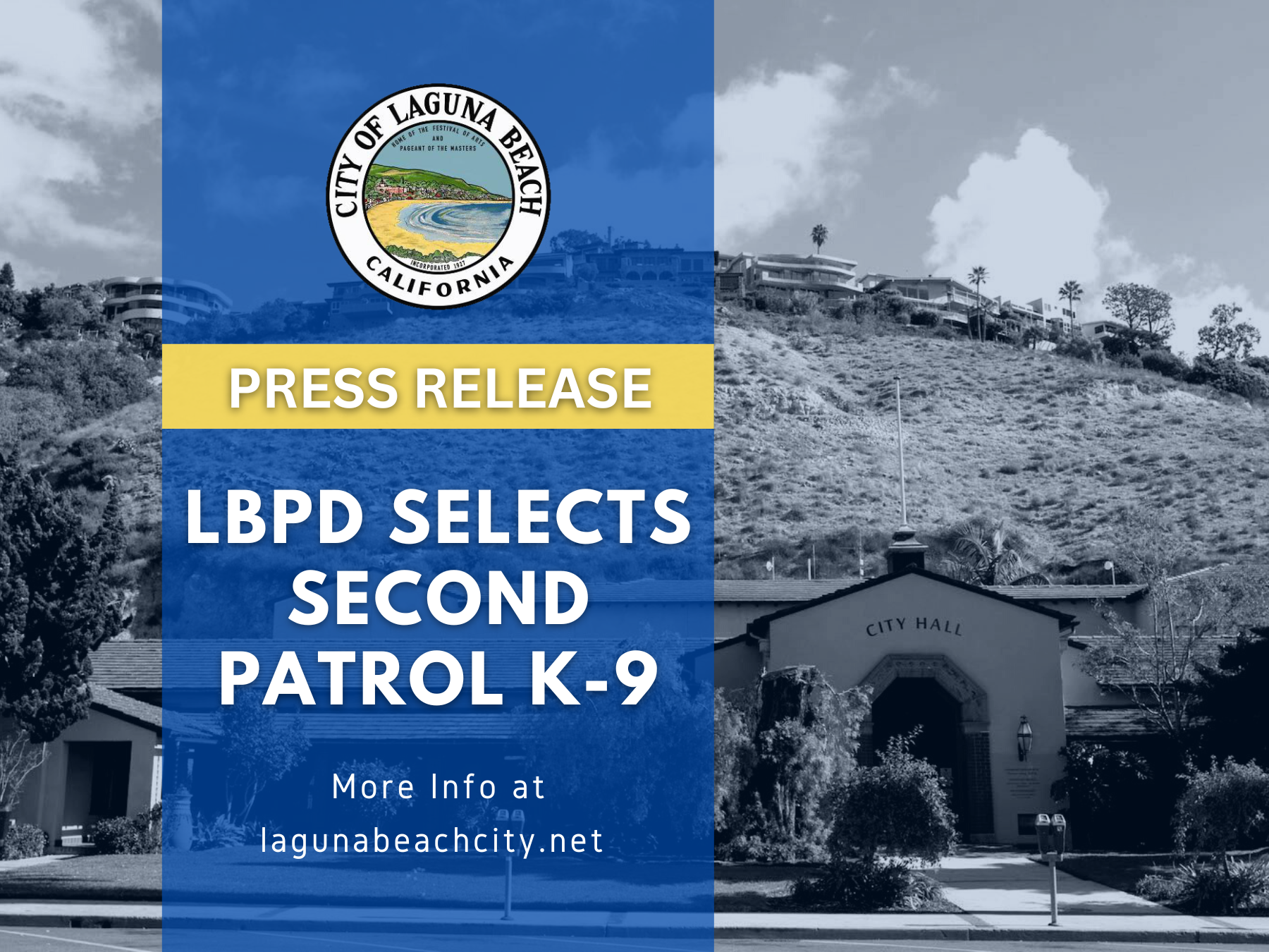 LBPD Selects Second Patrol K-9