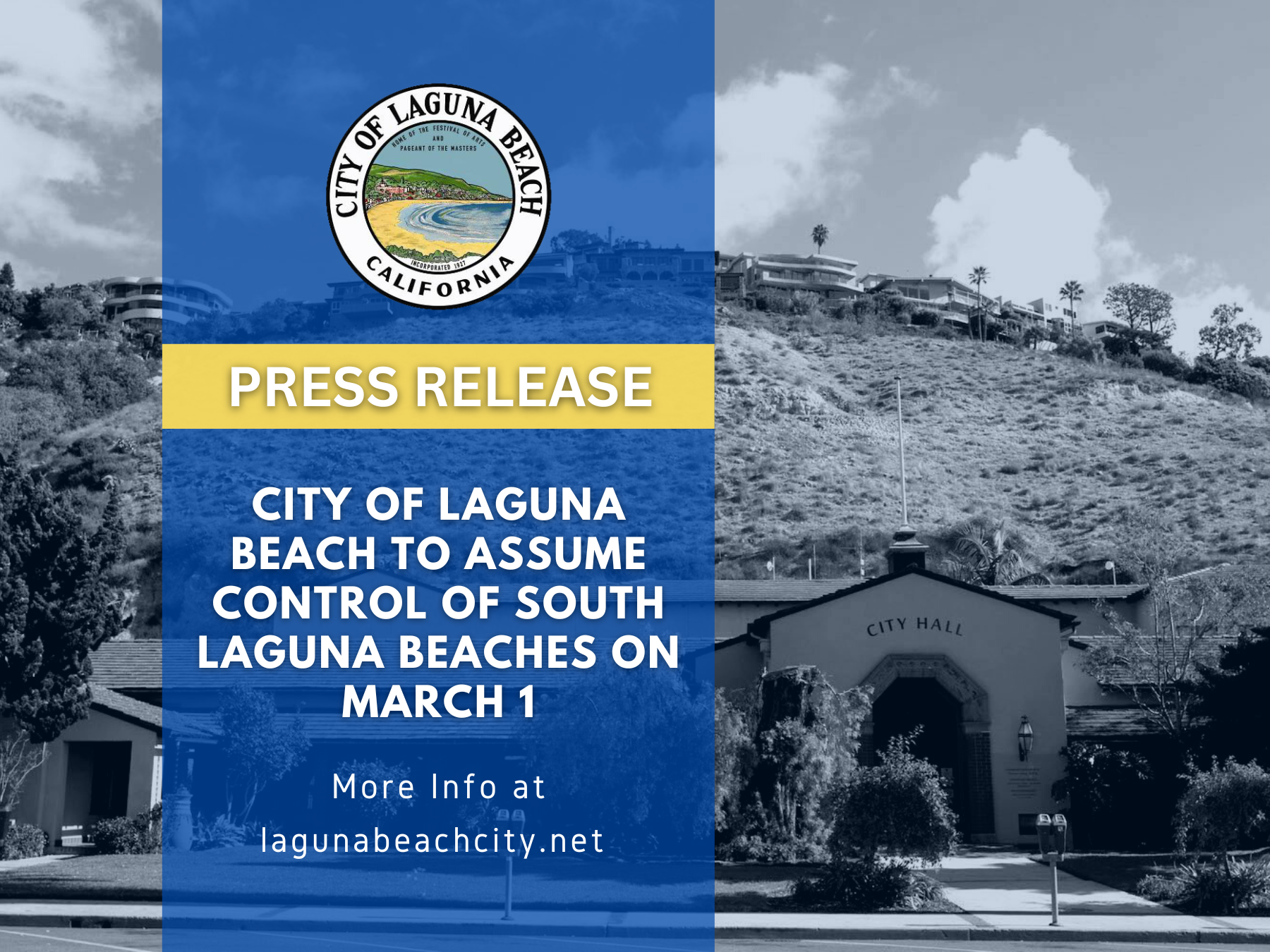 Press Release - South Laguna Beaches