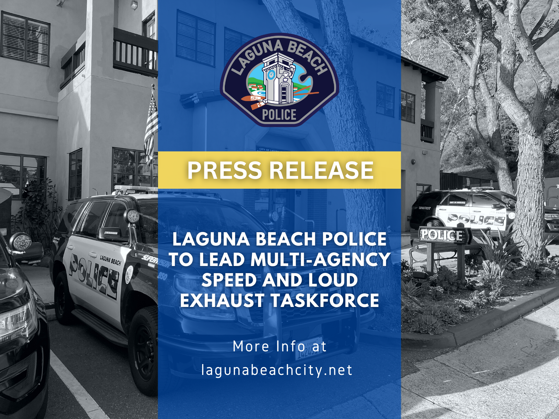 Press Release - LBPD to Lead Multi-Agendy Speed adn Loud Exhaust Task Force