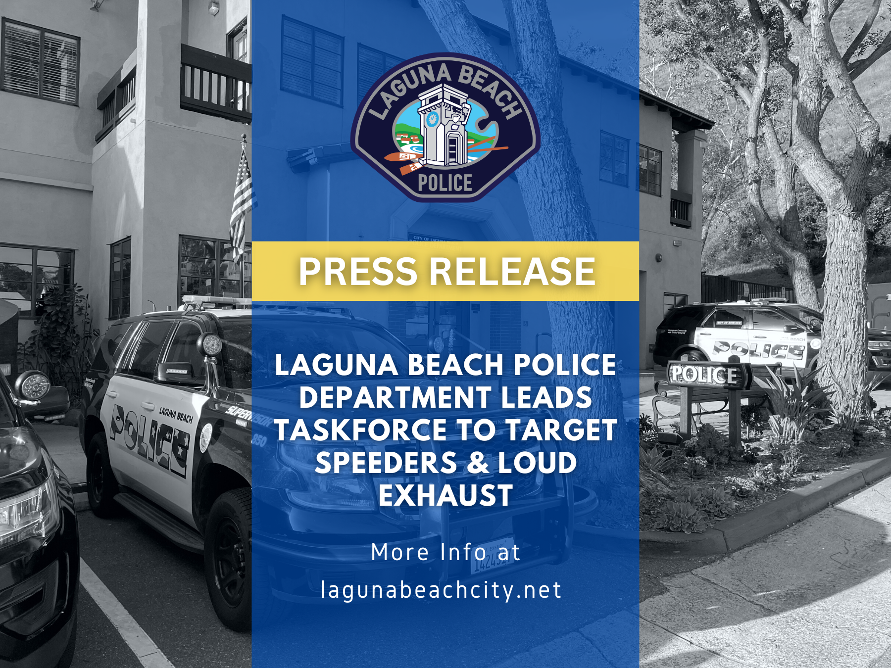 Press Release - LBPD Leads Taskforce for Speeding and Loud Exhaust