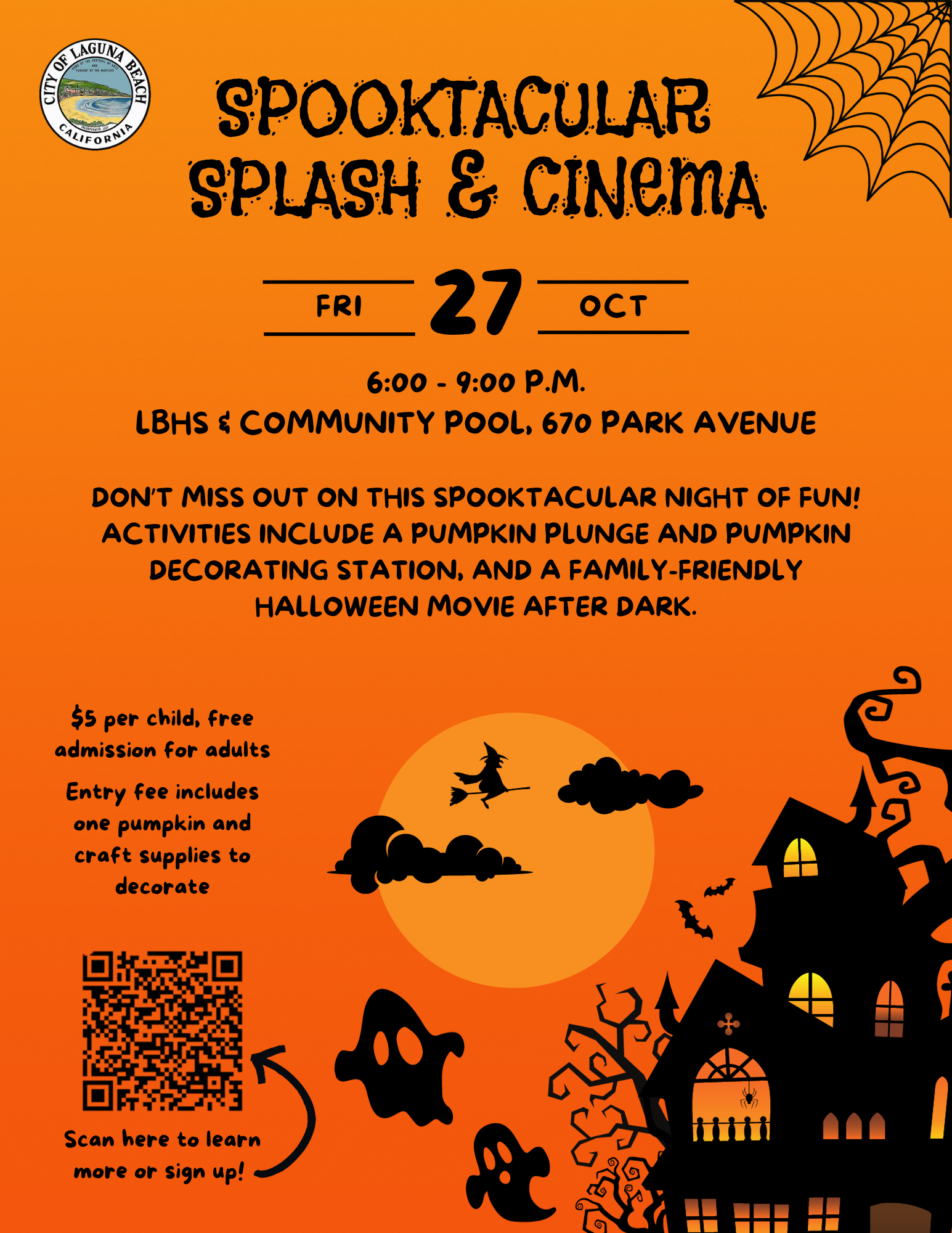 Spooktacular Splash & Cinema