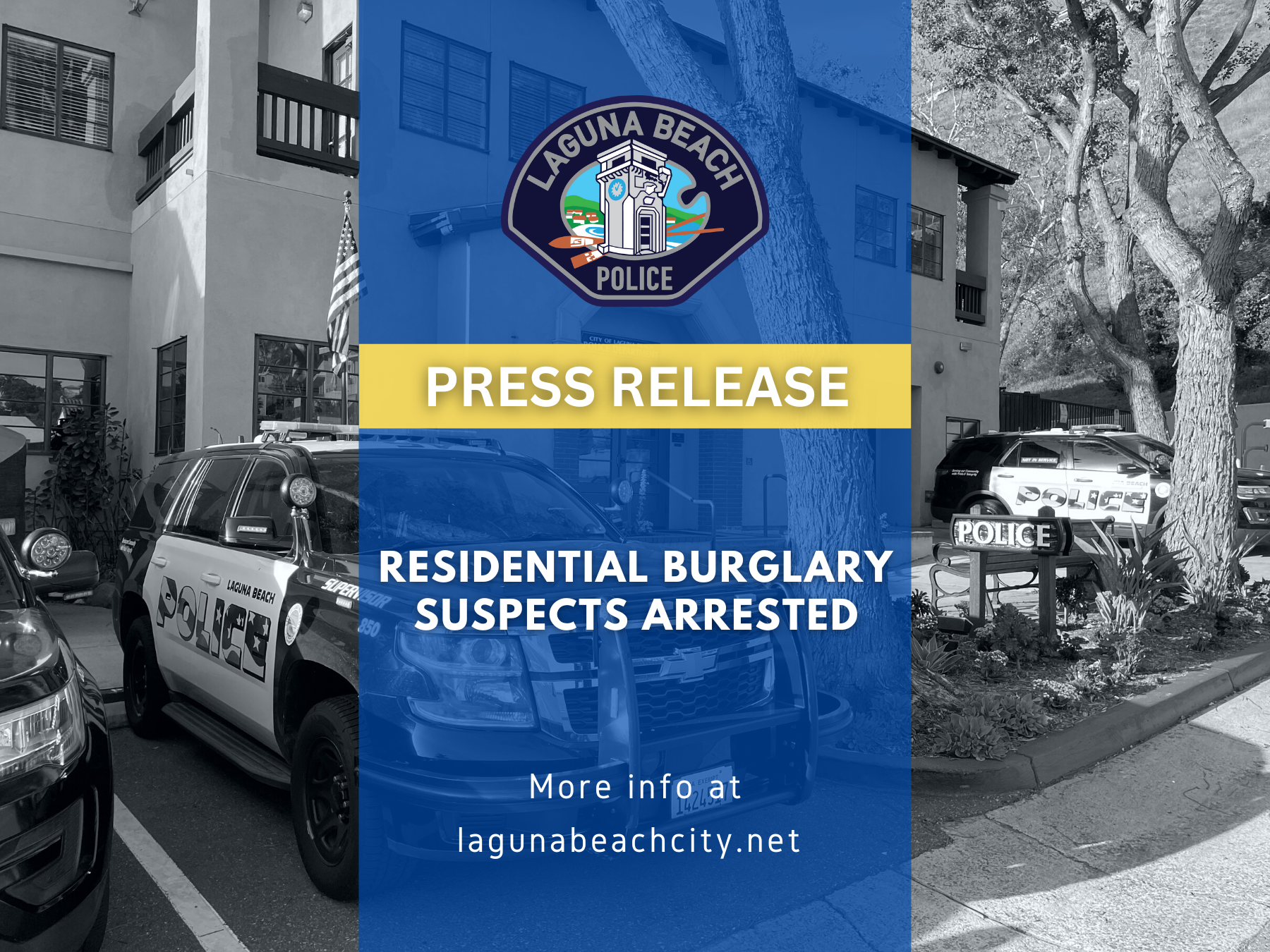 Press Release - Resident Suspects Arrested