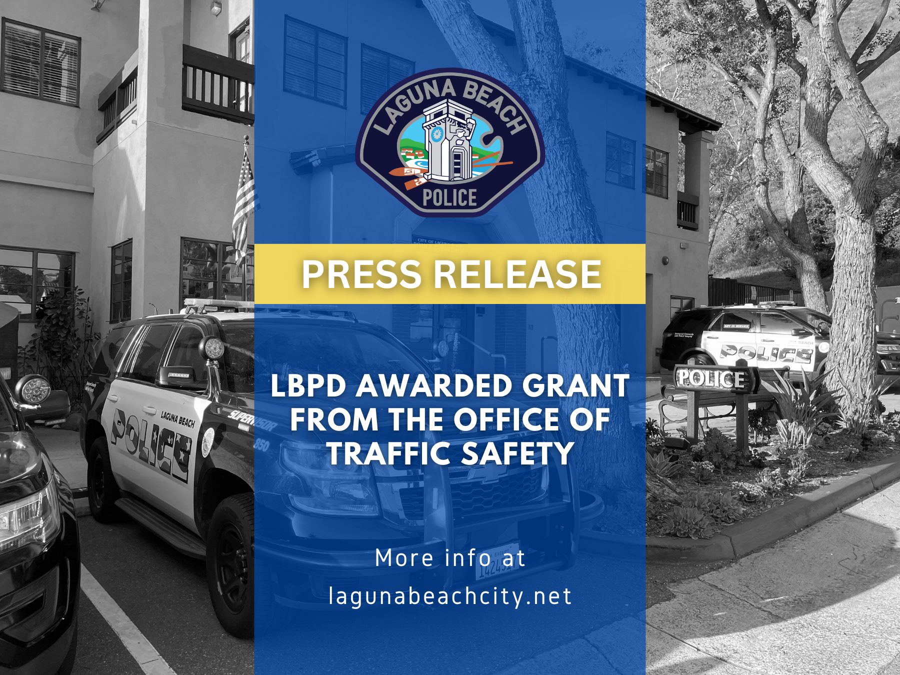 LBPD Awarded Grant from the Office of Traffic Safety