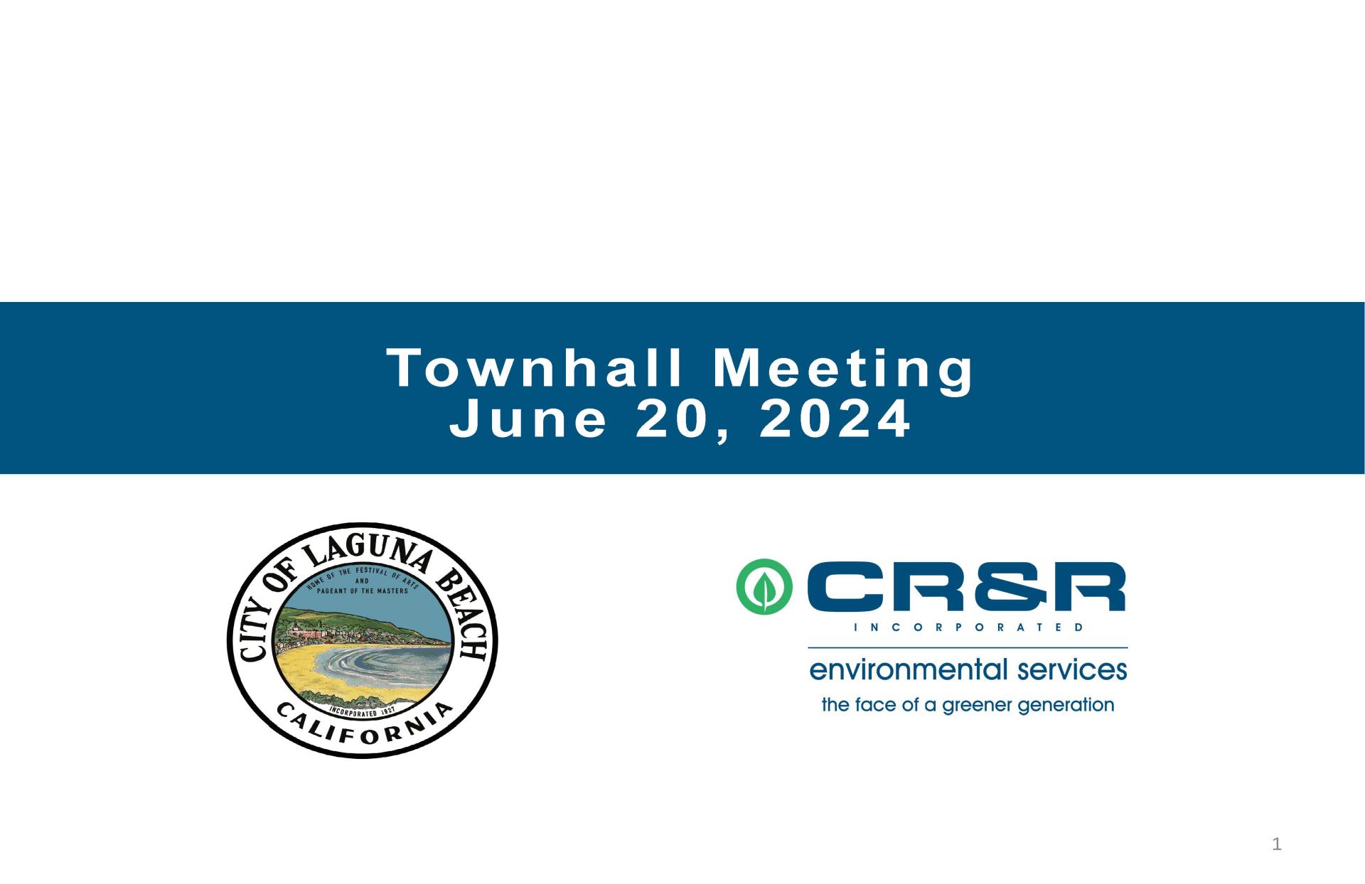 CRR - LB Town Hall Meeting